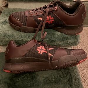 Hummel Black and Red Sneakers